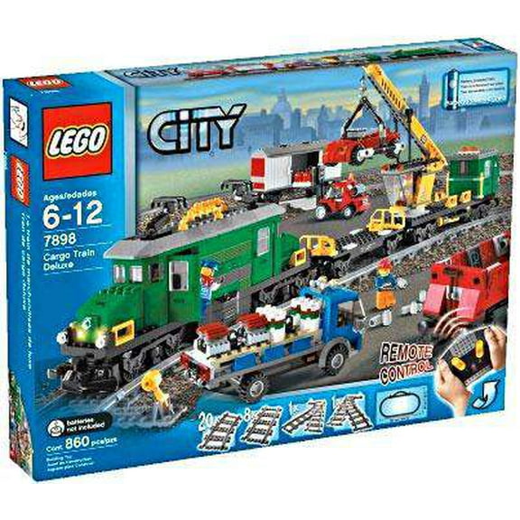 Pre-Owned City Cargo Train Deluxe Set LEGO 7898 [Damaged Package]