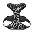 thumbnail image 5 of Lsque Metallic Gears Dog Harness, No-Pull Pet Harness with 2 Leash Clips, Adjustable Soft Padded Dog Vest with Easy Control Handle for Large Dogs-X-Large, 5 of 9