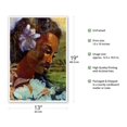 thumbnail image 2 of Poema - Hawaiian Woman Portrait - Original Collage Art by Wade Koniakowsky - Master Art Print (Unframed) 13in x 19in, 2 of 4