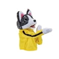 thumbnail image 4 of Marioneta de mano de animales Perfecl Juguete sensorial con efecto de sonido Husky de boxeo de felpa, 4 of 8