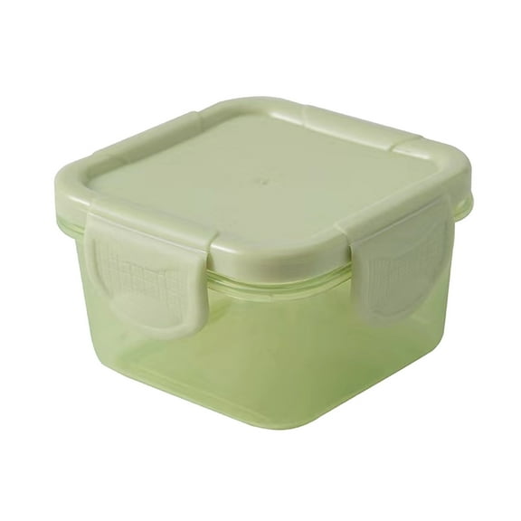 JeashCHAT Mini Food Storage Containers, Square Clear Plastic Food Storage Box with Airtight Lids, Meal Prep Containers, BPA-Free, Leak-Proof, Dishwasher Safe, 2.36" x 2.36" x 1.57"
