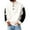 White, variant on Men's Henley Knit Pullover Sweater Long Sleeve Casual Color Block Polyester Top