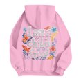 thumbnail image 4 of Womens Hoodies Sweatshirts Featuring Cozy Autumn/Winter Print Design Hoodie for Women Pink S, 4 of 4
