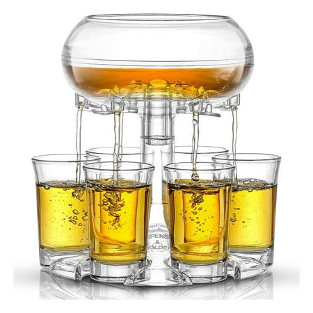 

YSEINBH 6 Shot Glass Dispenser And Holder Dispenser Dispenser Carriers Liquid Dispenser Beverage