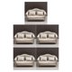 thumbnail image 3 of Sofá Doble para Casa de Muñecas Vogacara con Almohada, 3 of 6