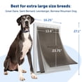 thumbnail image 6 of PetSafe Extreme Weather Aluminum Pet Door for Dogs and Cats, X-Large, 6 of 7
