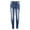Blue, variant on uublik Ripped Jeans for Boys Girls Pull on Basic Stretch Skinny Denim Jeans Black, Size 3-14