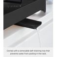 thumbnail image 5 of Yamazaki Home  Wire Dish Rack, Steel, Holds 17.6 lbs - L 9.06 x W 16.54 x H  6.69 inches Black Black Finish, 5 of 8