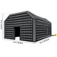 thumbnail image 2 of KFFKFF Inflatable Night Club 29.5 x 19.7 x 13.1 FT, Inflatable Party Tent with 1100W Air Pump, Spacious Gathering Pavilion for Celebrations and Birthdays, Black, 2 of 9