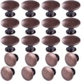 thumbnail image 1 of Paquete de 20 pomos redondos de aluminio de aluminio de HUGOLEM, 1 of 5