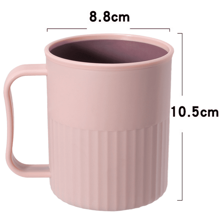 Plastic Coffee Cup, Reusable Plastic Travel Mug, To-go Coffee Cupm Plastic  Large Men And Women Straight Drinking Cup, Perfect For Crafting - Temu
