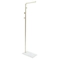 thumbnail image 3 of Modern Metal Freestanding Coat Hat Rack 3 Hooks Clothes Rack with Marble Base for Entryway Living Room Gold, 3 of 9