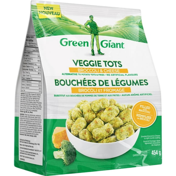 Bouchées De Légumes Brocoli Et Fromage Green Giant*. Un excellent substitut à la pomme de terre. Bouchées De Légumes Broc/Fromg