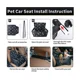 thumbnail image 5 of Bolsa transportadora para perros y gatos, bolsa transpirable para coche para mascotas, cinturón de seguridad para perros y gatos, 5 of 5