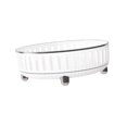 thumbnail image 4 of AMLESO Plateau Tournant 360° pour Rangement de Comptoir Accessoires Cheveux L Blanc, 4 of 8