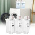 thumbnail image 3 of YQWIN 2Pcs Laundry Detergent Liquid Dispenser Fabric Softener Container Bleaching Agent Soap Empty, 3 of 6