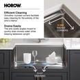 thumbnail image 3 of HOROW 30x19 inch Stainless Steel Sink Drop in Kitchen Sink 16G Workstation Topmount Single Bowl, 3 of 11