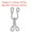 Light Gray, variant on Sewing Hooks and Eye, 24pack Polyester Covered Hooks and Eyes Closure for Clothing(Light Gray, 37mm Length)