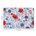 thumbnail image 5 of Pioneer Flower Floral Print Flannel Non Slip Door Rugs,Washable Door Mats Indoor,Decorative Door Mats,Dirt-Resistant and Absorbent Doormat for Entrance,Bedroom,Kitchen,Bathroom,23.5"x16", 5 of 5