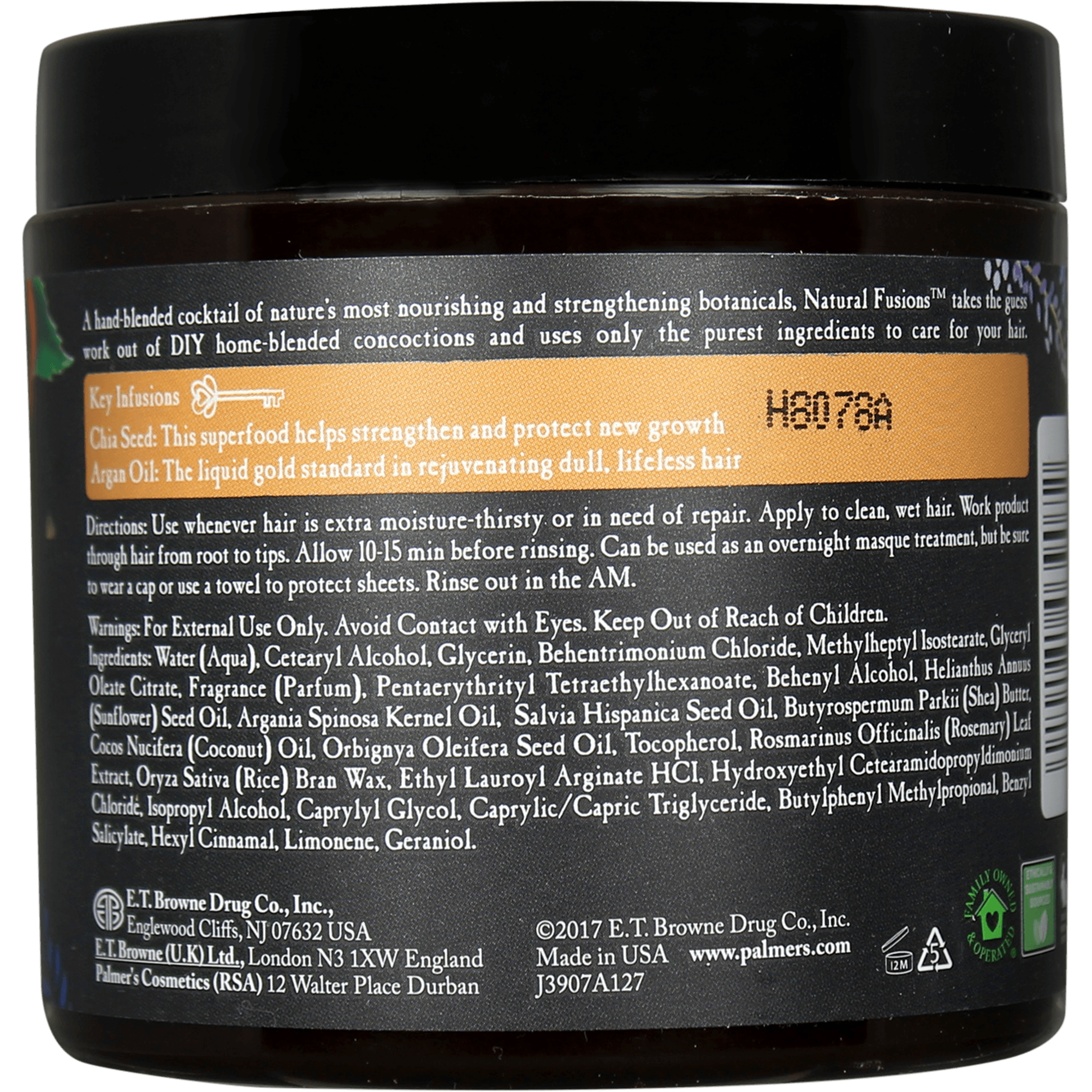 Palmer's Natural Fusion Chia Seed & Argan Oil Hair Mask, 9.5 fl oz photo 4