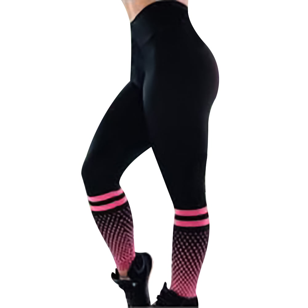 Details about   Grid Tights Yoga Pants Gym Push Up Women Seamless High Waist Leggings Breathable 