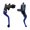 Blue, variant on 1 Pair 7/8" Brake Clutch Cylinder Reservoir Levers Hydraulic Cylinder Brake Clutch Pump Rod Break Lever