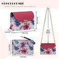 thumbnail image 7 of Pzuqiu Tie Dye Flower Women Leather Crossbody Bag Compact Practical Quilted Crossbody Purse for Women Casual Leather Quilted Shoulder Bag with Chain Strap for Daily Use, 7 of 7