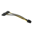 SATA Power Cable 1 to 2 Graphics Card Power Adapter Cord Computer Host