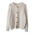 thumbnail image 3 of Sweater Cardigan Women Knit Button Lightweight White Cardigan Warm Cardigan Women Fall Clothes Women'S Sweaters, 3 of 3