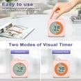 thumbnail image 3 of Temporizador Visual Digital Reloj con Temporizador Cronómetro de Cuenta Regresiva de 60 Minutos para Cocina Estudio Enseñanza, 3 of 5