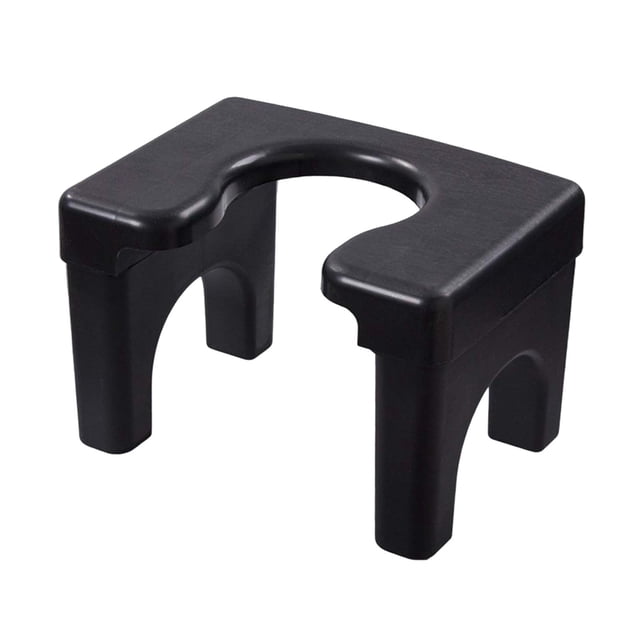 Squatting Toilet Stool Chair Non Easy to Clean Widen Panel Portable Mobile Sturdy Household Rounded Edge Thick Potty Chairs for Indoor