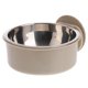 thumbnail image 1 of Comedero para mascotas de acero inoxidable, cuenco de alimentación para colgar, suministros para mascotas para perros y gatos (gris, tamaño S), 1 of 6