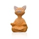 thumbnail image 1 of Césped paisaje meditando animal estatua frente patio trasero escultura adorable ornamento estante encimera decoración decoración naranja Scienceny HA009960-02, 1 of 6
