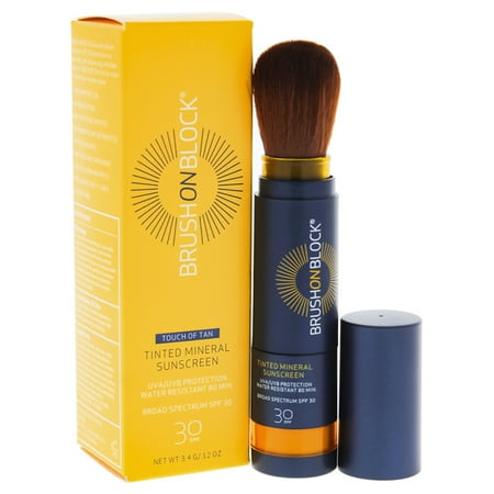 sunscreen powder mineral spf unisex brush tan oz touch block canada