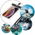 thumbnail image 6 of Waterproof Phone Pouch Floating with Lanyard IPX8 Waterproof Phone Case Underwater Dry Bag, for iPhone 14 13 12 11 Pro Max Plus XS XR X SE 8 7 Galaxy S23 S22 S21 S20 Pixel Moto Up to 7" -2 Pack, Clear, 6 of 7