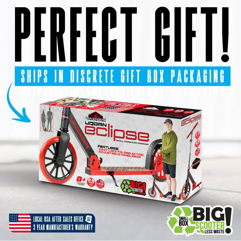 Madd Gear Eclipse Commuter 200mm Wheels Scooter - Great For Kids