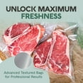 thumbnail image 3 of Avid Armor Vacuum Seal Bags, 8"x12", 100 Pre-Cut Quart Food Saver Bags, 3 of 8