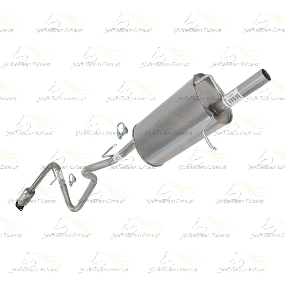 Northeastern Exhaust Resonator & Muffler Fits 2006-2011 Chevrolet HHR 2.2L - Direct Fit | Stainless Steel System Kit