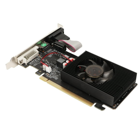 GT220 Graphics Card, 1GB 128bit DDR3 Graphics Cards With 2 Bracket, VGA DVI PCI Express Video Card, Single Fan Air Cooling