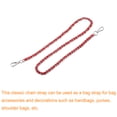 thumbnail image 3 of Unique Bargains Purse Chain Strap, 32' Purse Strap Shoulder Bag Replacement Strap, Red&Silver, 3 of 6