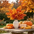 thumbnail image 6 of 2 Pack Artificial Maple Leaf Bouquet, Fall Harvest Thanksgiving Decor, Vase Filler Photography Props For Indoor Outdoor Gift, 6 of 6
