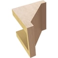thumbnail image 6 of 5"W x 5"D x 5"H Wide Burlington Rough Cedar Woodgrain TimberThane Corbel, Primed Tan, 6 of 6