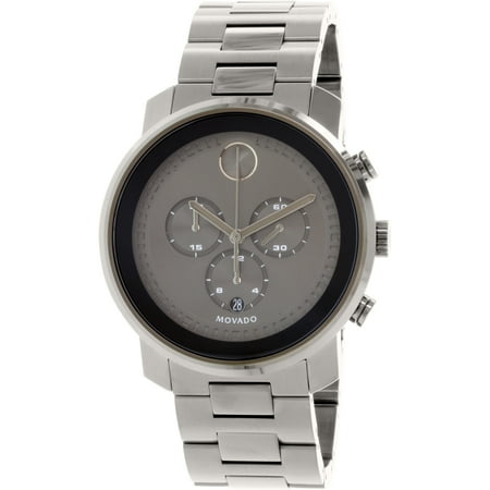 Movado Men's Bold 3600277 Gunmetal Stainless-Steel Swiss Quartz Watch
