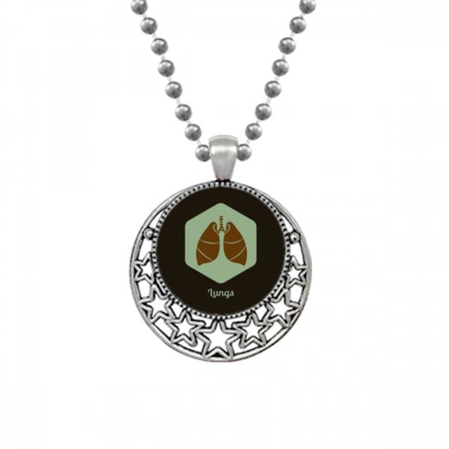 órganos órganos pulmonares Collares Colgante Retro Moon Stars Jewelry Unbranded M