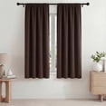 thumbnail image 1 of Blackout Cortinas, Cortinas Blackout Térmicas Aislantes 42x63 Pulgadas, Cortinas Oscurecedoras con Bolsillo para Barra para Sala de Estar y Recámara, Paneles de Tratamiento de Ventanas con Reducción, 1 of 7