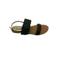 thumbnail image 3 of Victoria K Womens Fashion Braided Sandals, Spring Flat Sandals, 3 of 4