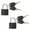 Black, variant on Ikeay 2Pcs Padlock with Key Travel Lock Replacement Padlock Lock for Locker,Padlock,Faucets,Clearance Sale