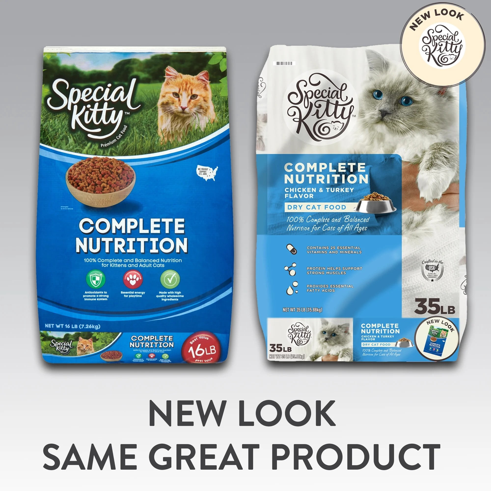 Special Kitty Complete Nutrition Formula Dry Cat Food, 35 lb