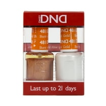 DND Nail Polish Gel & Matching Lacquer Set (481 - Burst Of Gold)