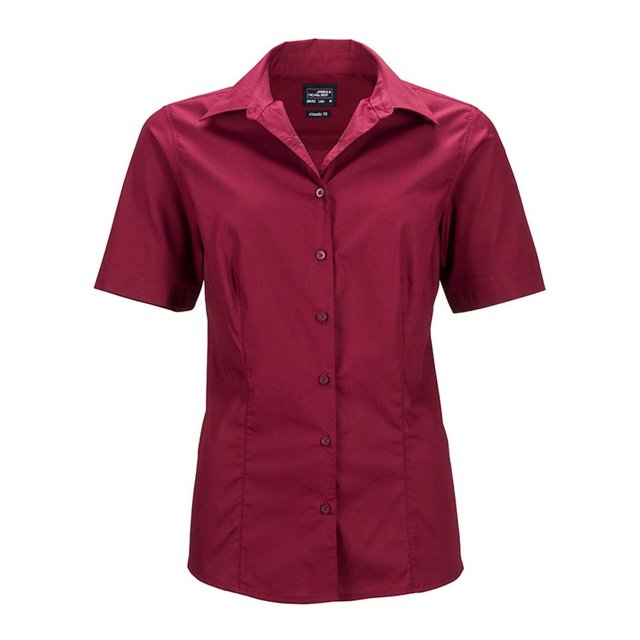 James and Nicholson - Camisa modelo Business para mujer señora (Vino)